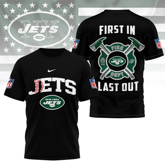 New York Jets | Premium NFL Fire Dept 3D Shirt TD – HuddleStyle.com - Main