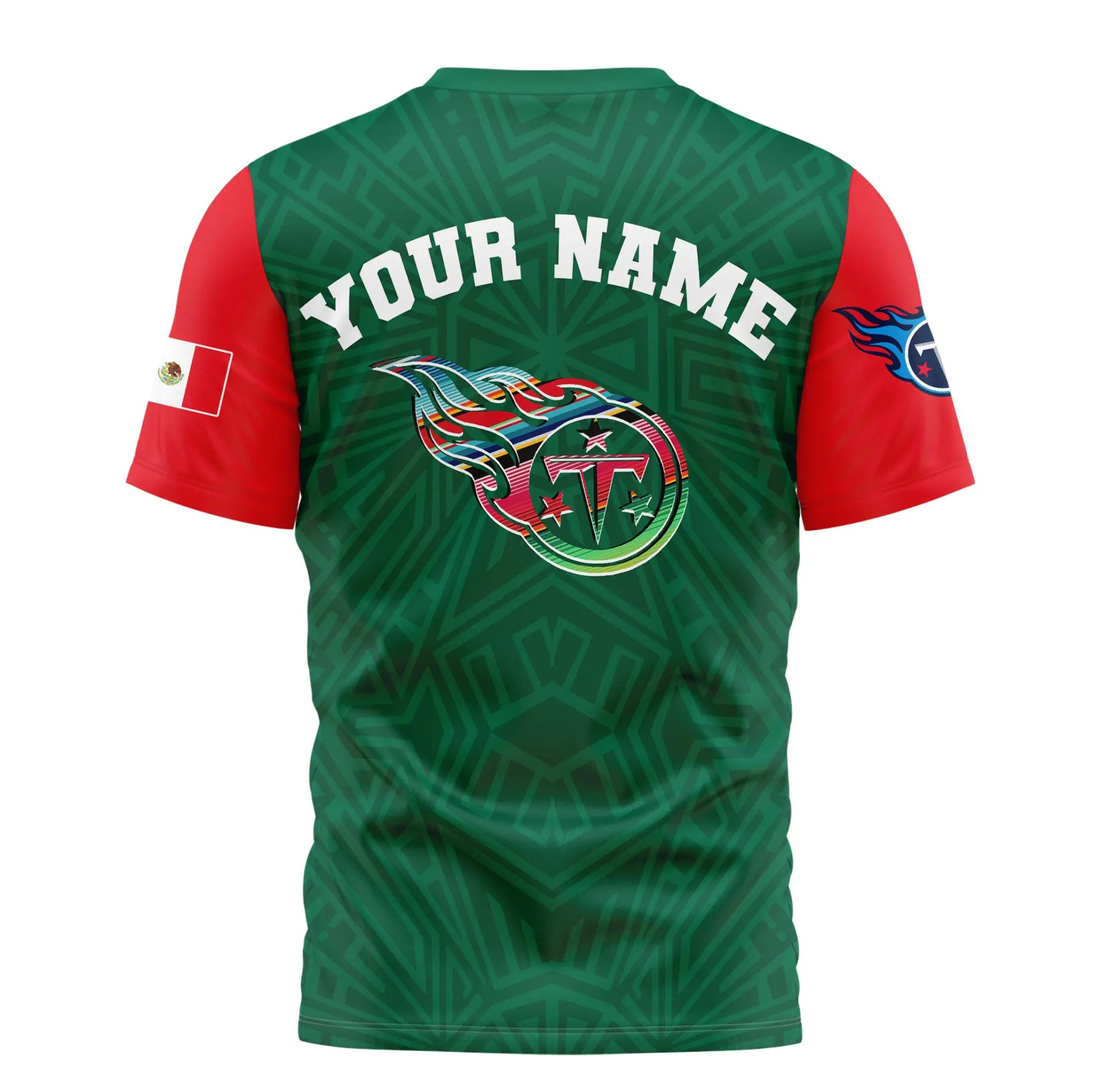 Tennessee Titans | Premium NFL Mexican Heritage Celebration 3D Shirt HI – HuddleStyle.com - Main