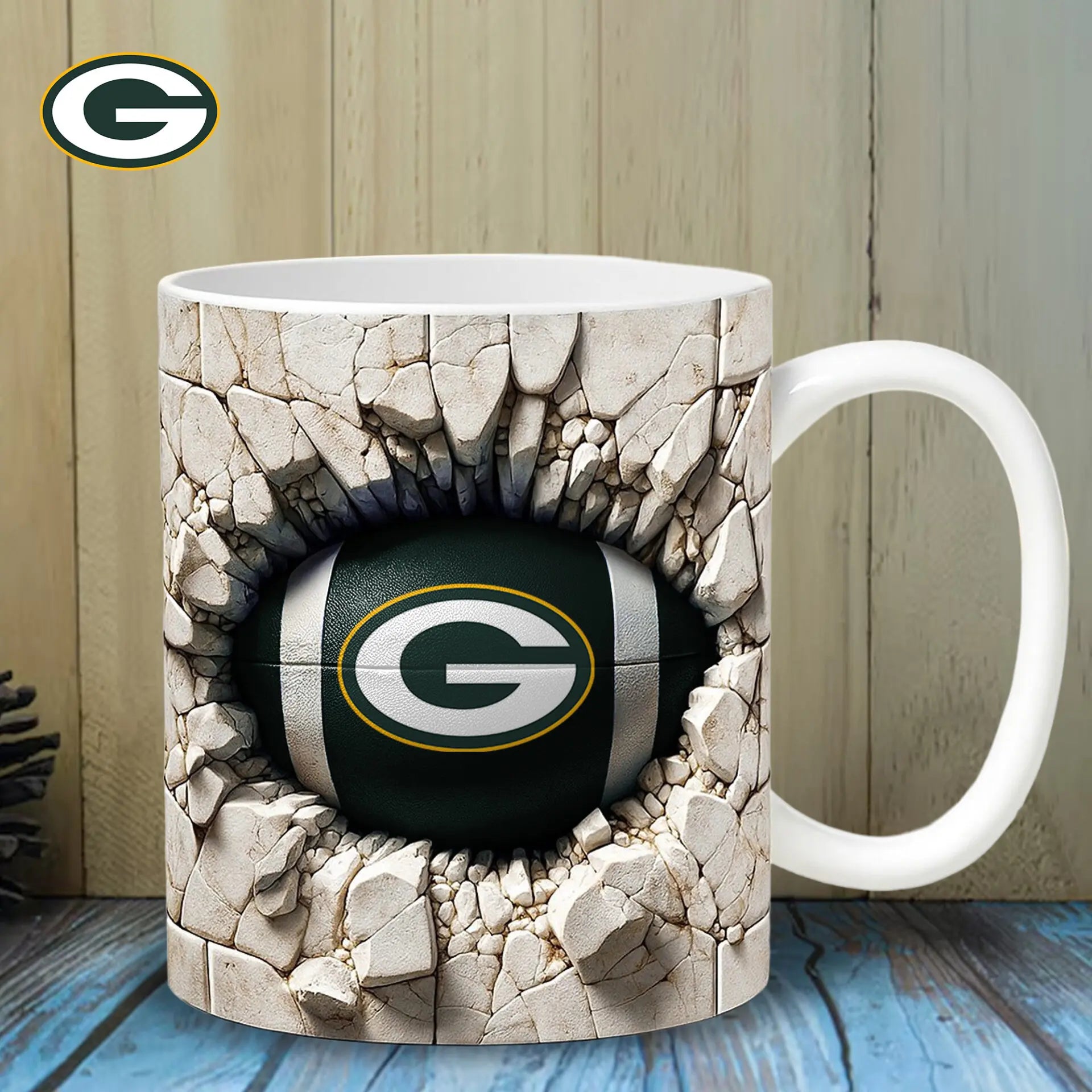 Green Bay Packers | Premium NFL Ceramic Mug HI – HuddleStyle.com - Main
