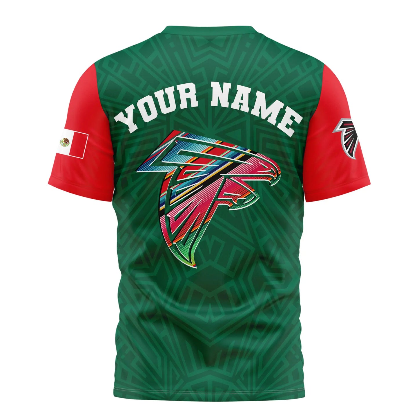 Atlanta Falcons | Premium NFL Mexican Heritage Celebration 3D Shirt HI – HuddleStyle.com - Main