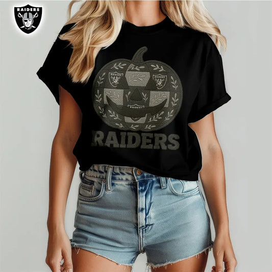 Las Vegas Raiders | Premium NFL Pumpkin Shirt – HuddleStyle.com - Main