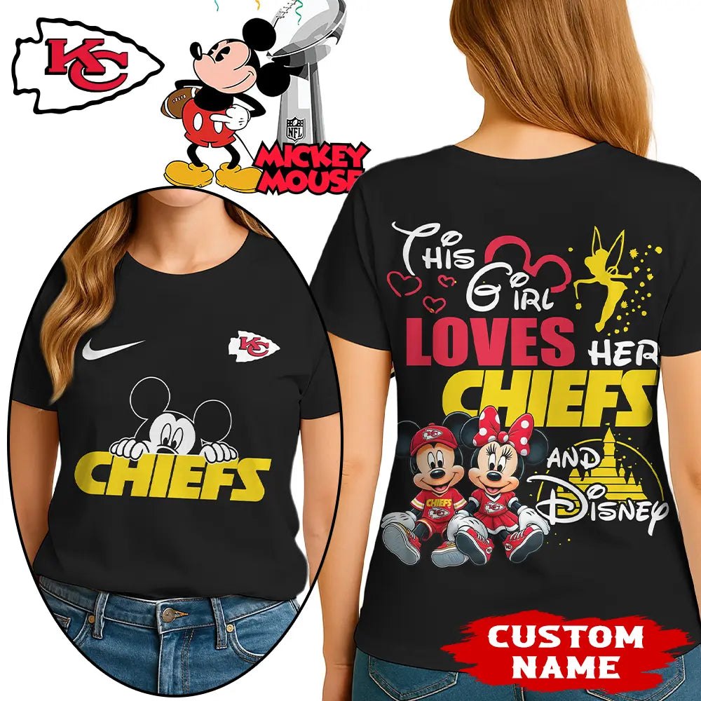 Kansas City Chiefs | Premium NFL Mickey Shirt HI – HuddleStyle.com - Image 3