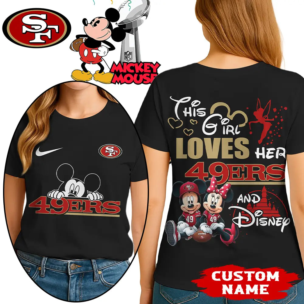 San Francisco 49ers | Premium NFL Mickey Shirt HI – HuddleStyle.com - Image 3