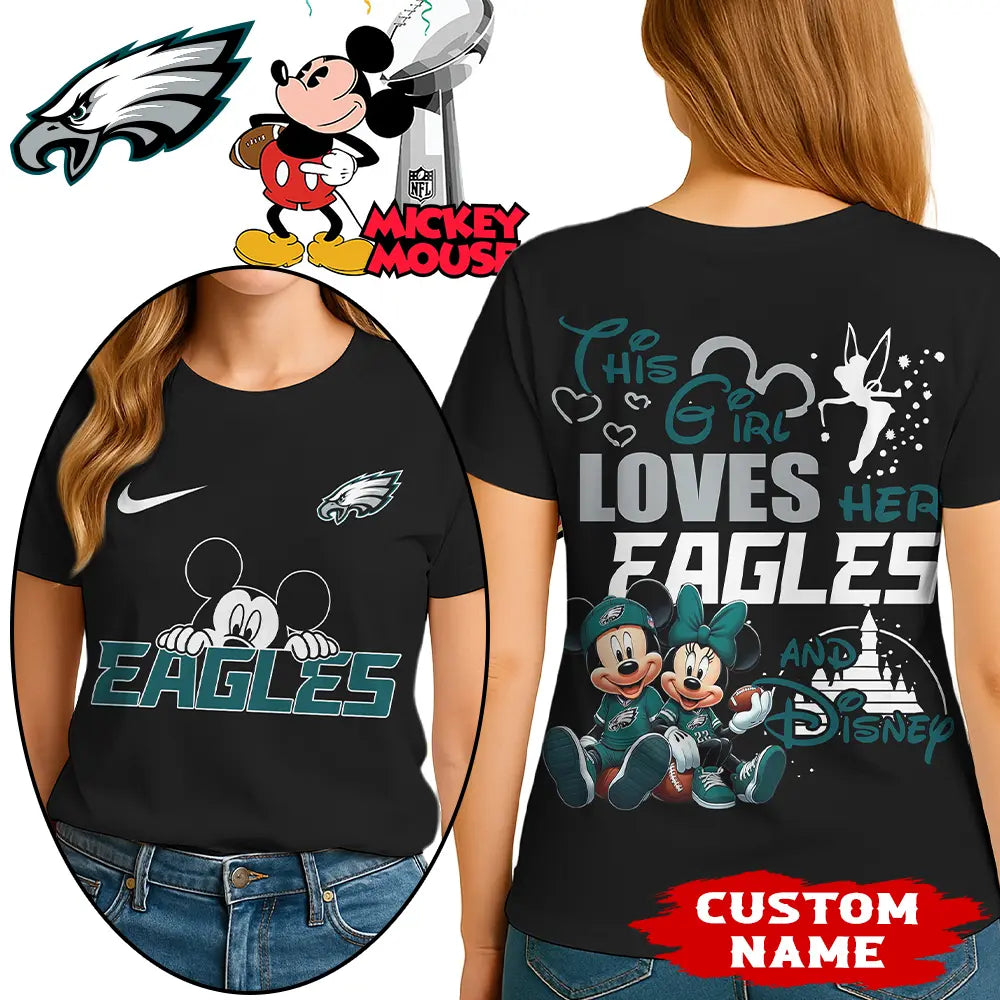 Philadelphia Eagles | Premium NFL Mickey Shirt HI – HuddleStyle.com - Main