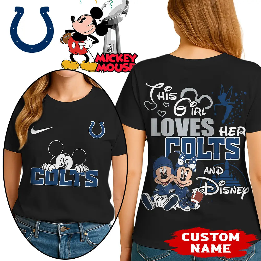 Indianapolis Colts | Premium NFL Mickey Shirt HI – HuddleStyle.com - Main