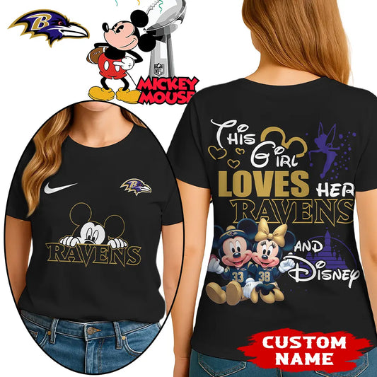 Baltimore Ravens | Premium NFL Mickey Shirt HI – HuddleStyle.com - Main