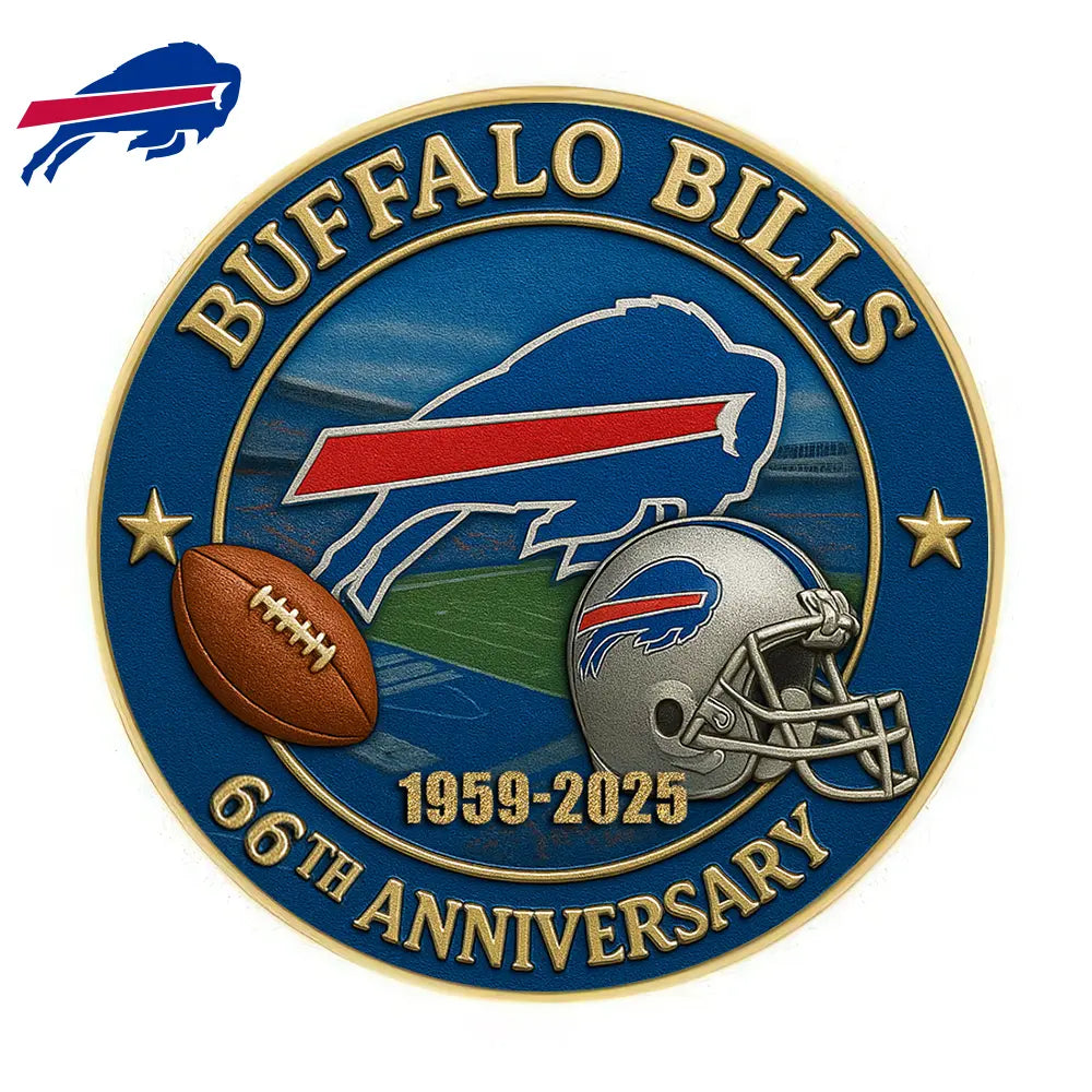 Buffalo Bills | Premium NFL Commemorative Coin HI – HuddleStyle.com - Image 2
