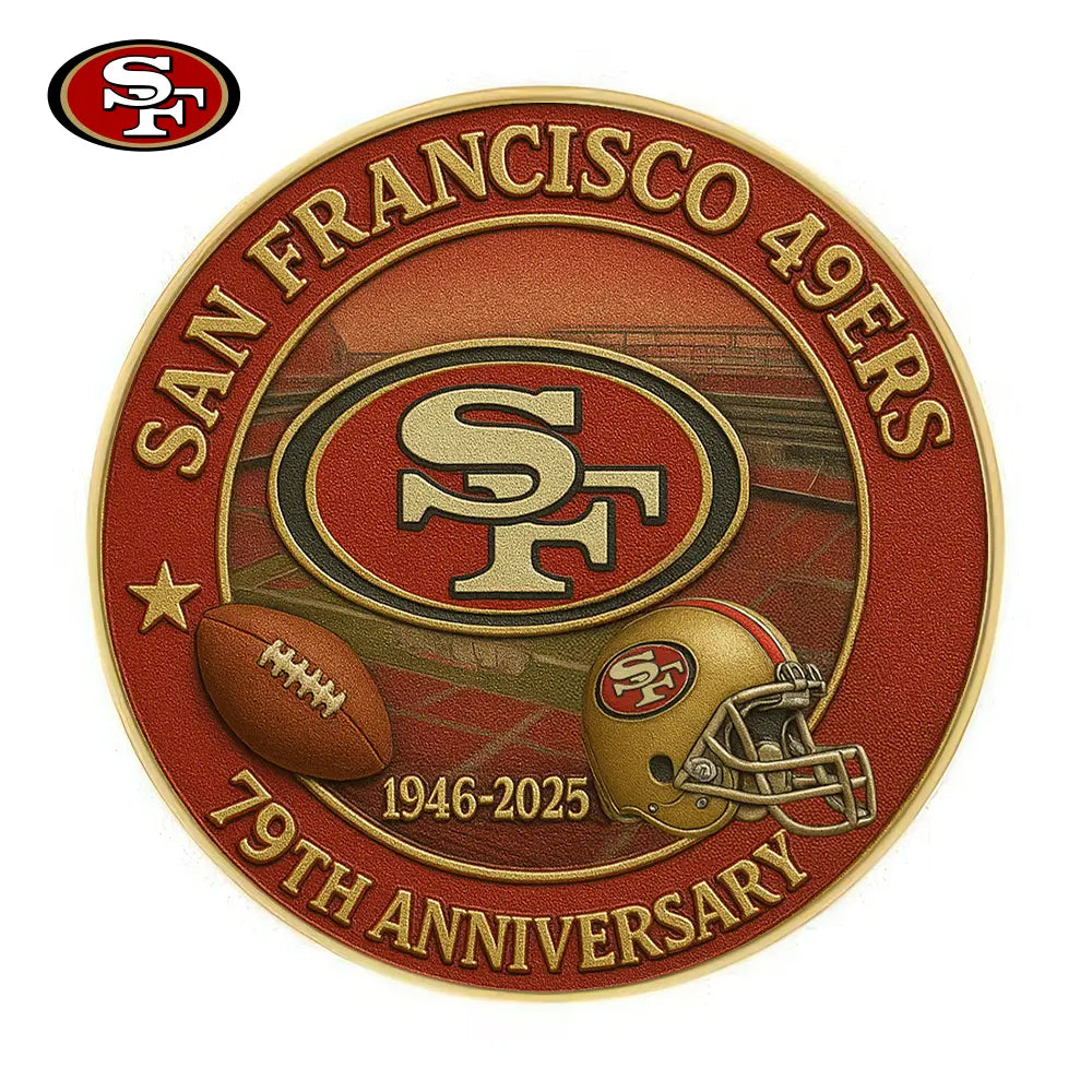 San Francisco 49ers | Premium NFL Commemorative Coin HI – HuddleStyle.com - Image 2