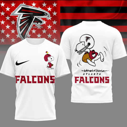 Atlanta Falcons | Premium NFL x Peanuts 3D Shirt HI – HuddleStyle.com - Main