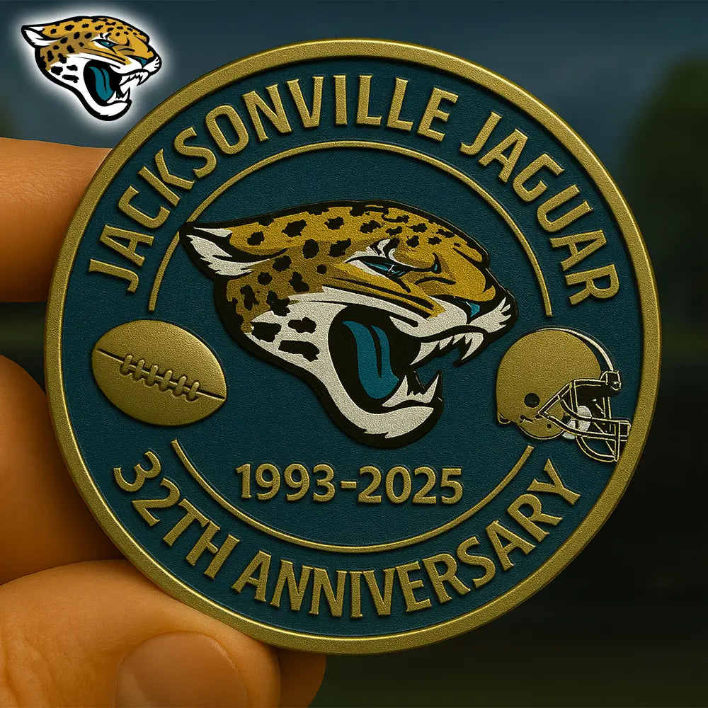 Jacksonville Jaguars | Premium NFL Commemorative Coin HI – HuddleStyle.com - Image 2