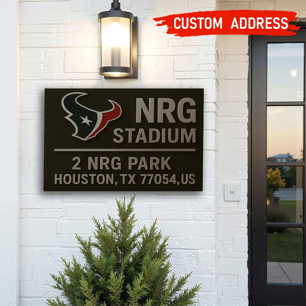 Houston Texans | Premium NFL Address Sign HI – HuddleStyle.com - Main
