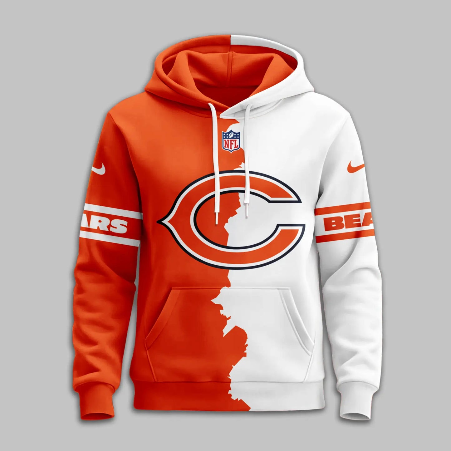 Chicago Bears | Premium Victory Split Hoodie TD – HuddleStyle.com - Image 3