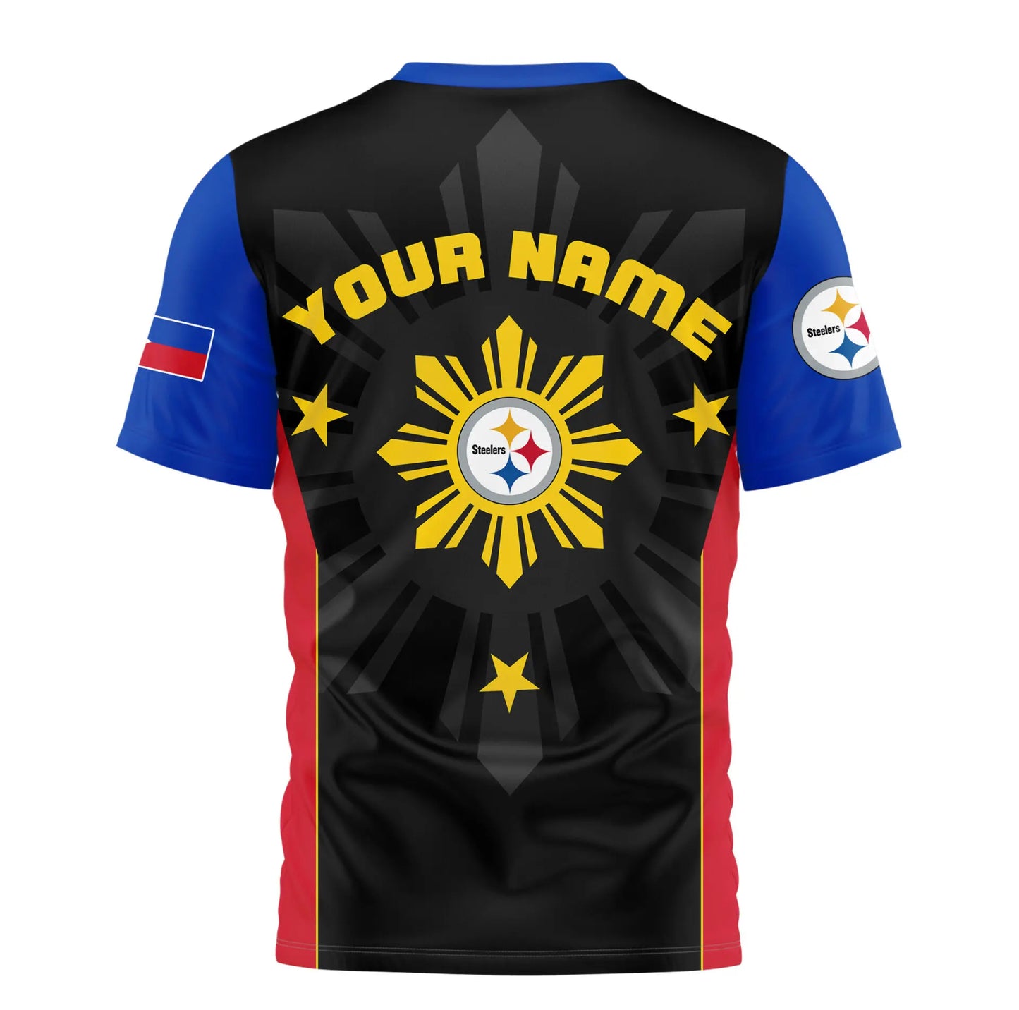 Pittsburgh Steelers | Premium NFL Filipino Heritage Celebration 3D Shirt HI – HuddleStyle.com - Image 2