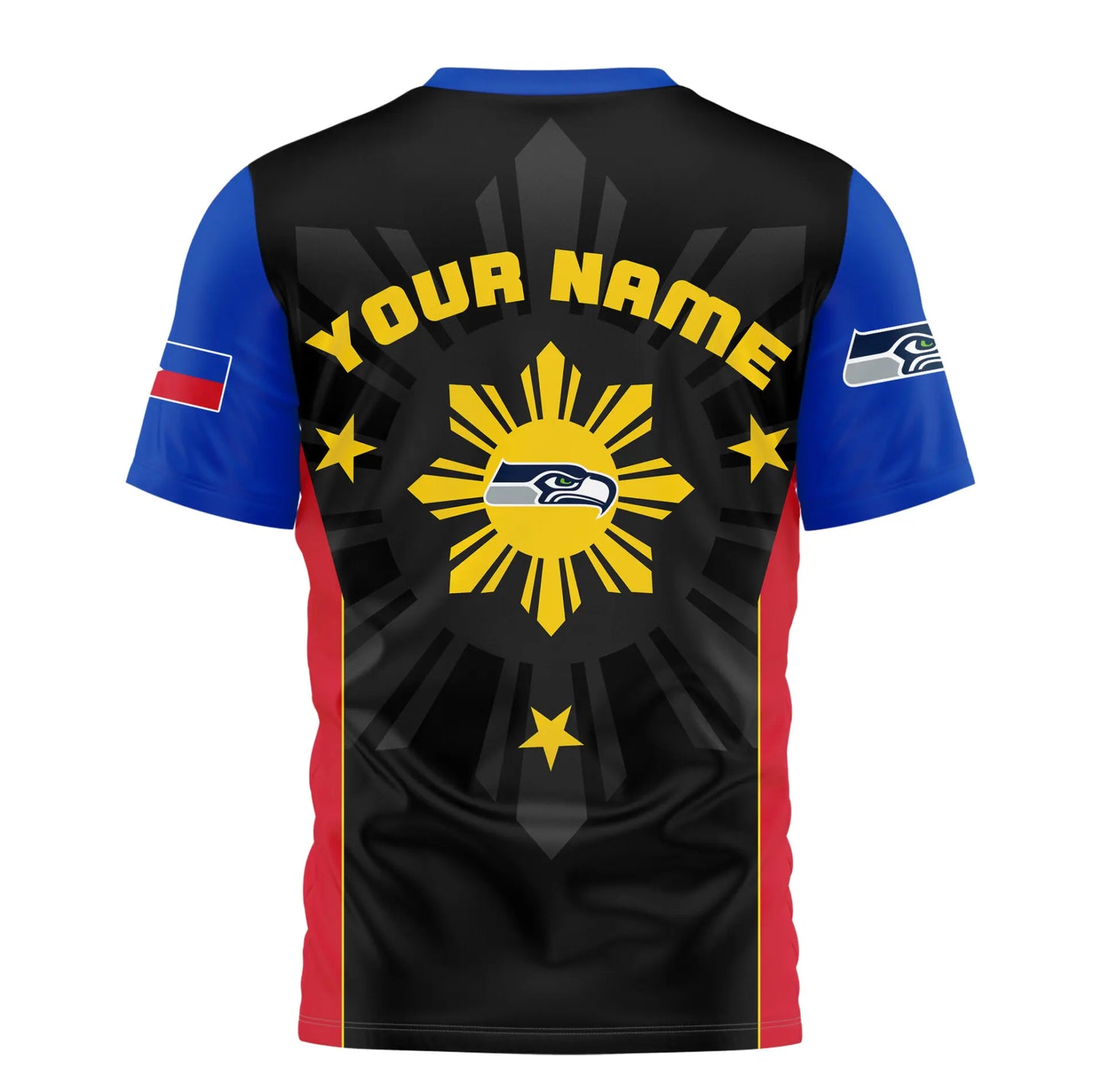 Seattle Seahawks | Premium NFL Filipino Heritage Celebration 3D Shirt HI – HuddleStyle.com - Image 2