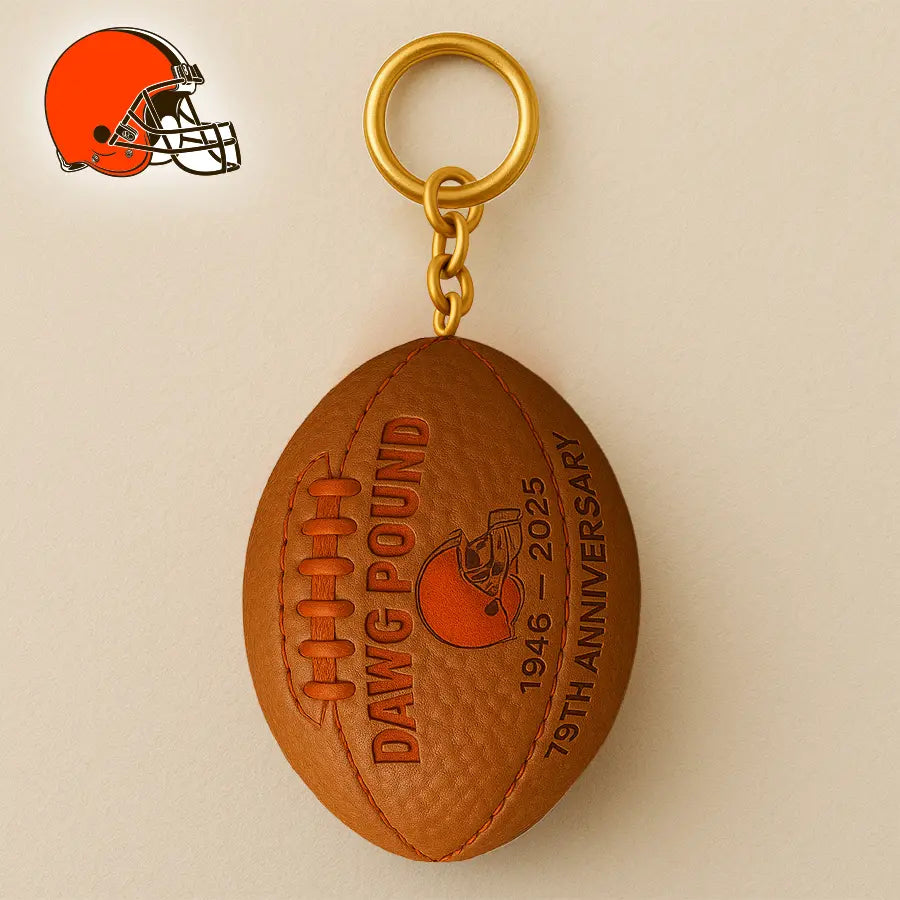 Cleveland Browns | Premium NFL Anniversary Keychain – HuddleStyle.com - Image 2
