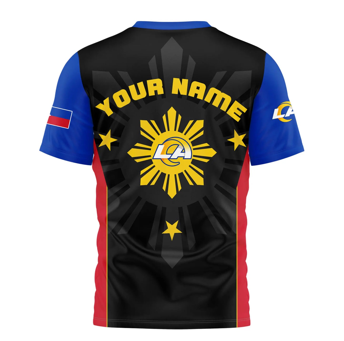 Los Angeles Rams | Premium NFL Filipino Heritage Celebration 3D Shirt HI – HuddleStyle.com - Image 3