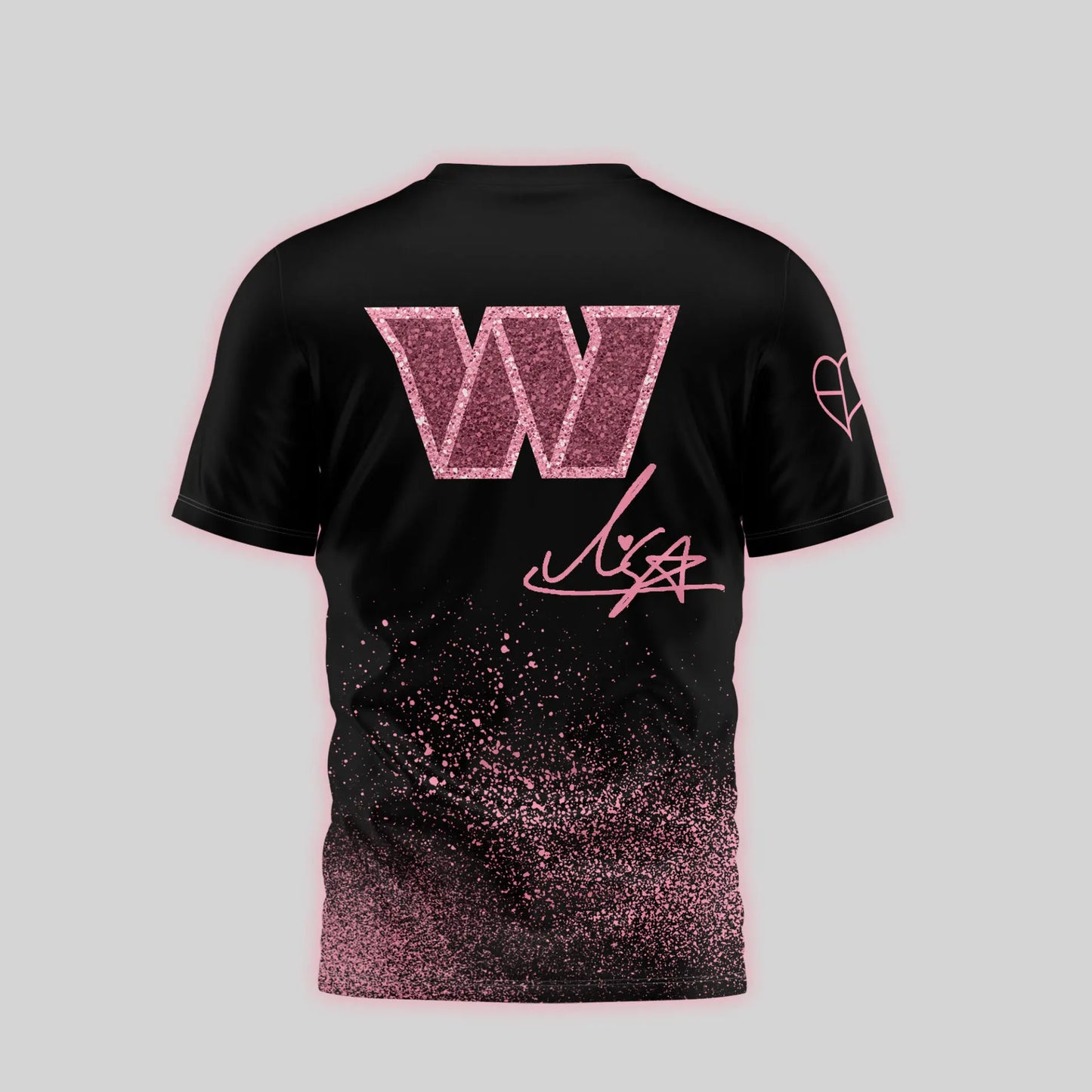 Washington Commanders | Premium NFL x BlackPink 3D Shirt TD – HuddleStyle.com - Image 2