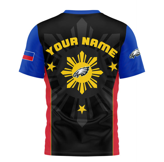 Philadelphia Eagles | Premium NFL Filipino Heritage Celebration 3D Shirt HI – HuddleStyle.com - Main