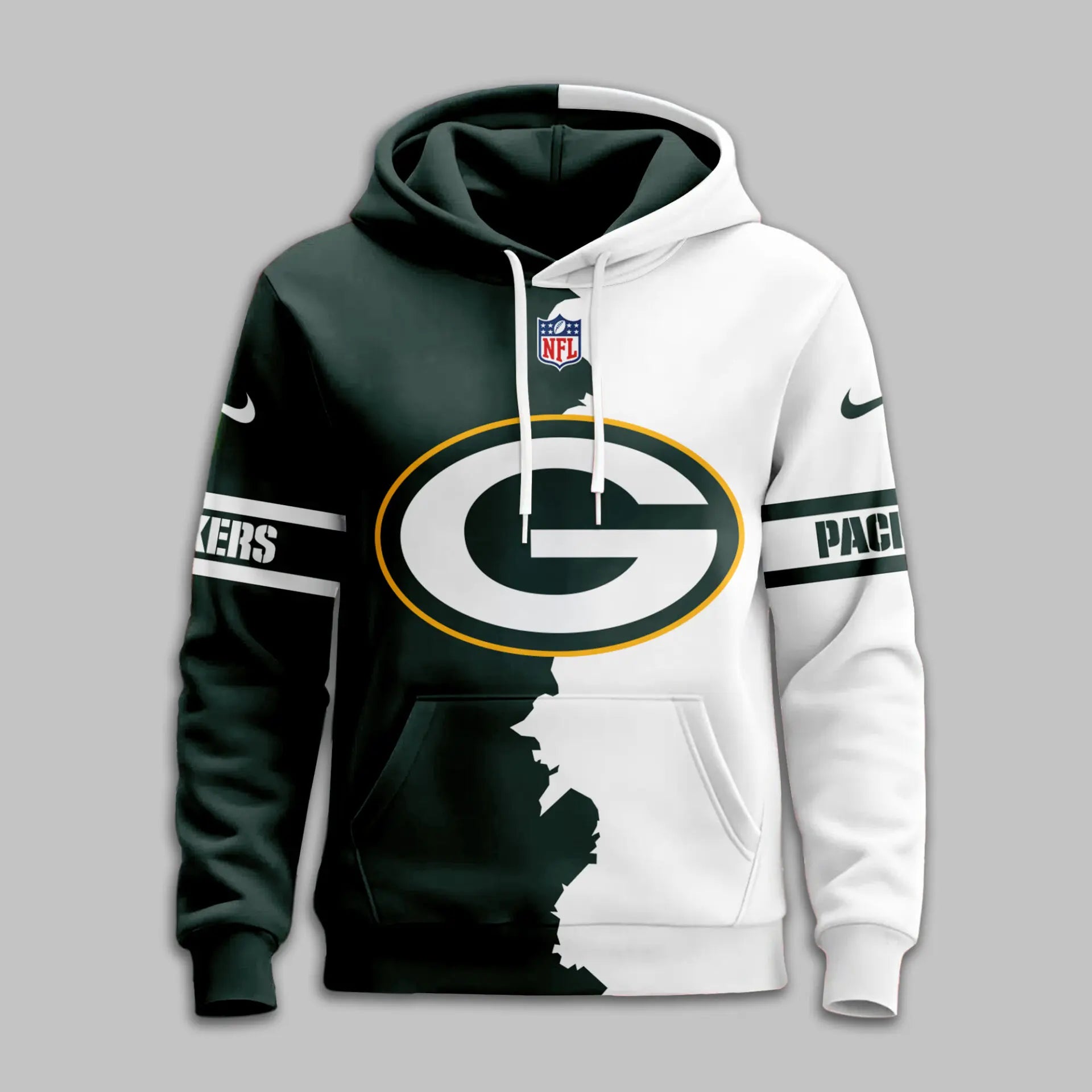 Green Bay Packers | Premium Victory Split Hoodie TD – HuddleStyle.com - Image 3