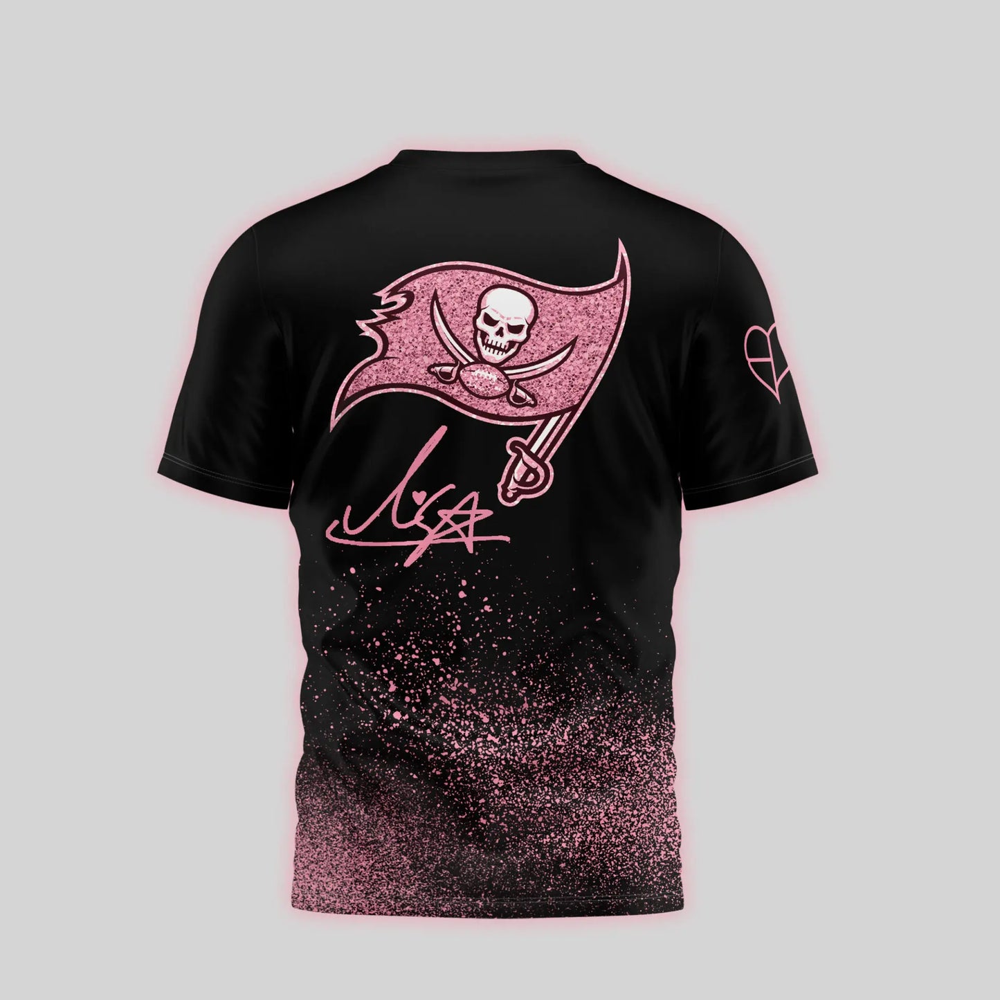 Tampa Bay Buccaneers | Premium NFL x BlackPink 3D Shirt TD – HuddleStyle.com - Image 2