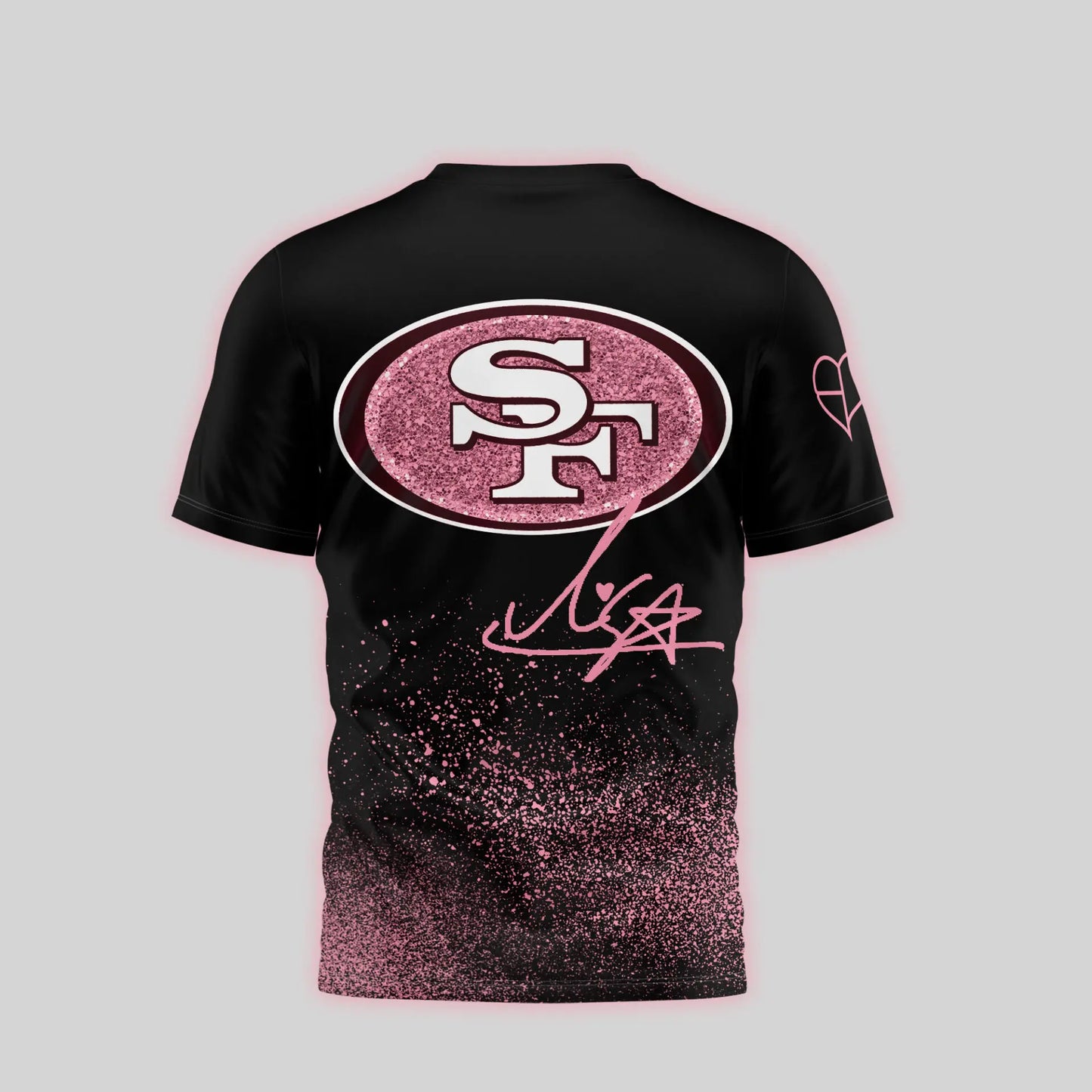 San Francisco 49ers | Premium NFL x BlackPink 3D Shirt TD – HuddleStyle.com - Main
