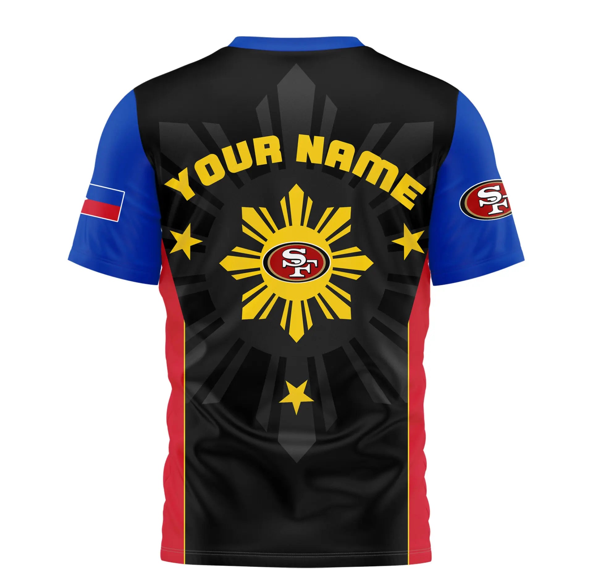 San Francisco 49ers | Premium NFL Filipino Heritage Celebration 3D Shirt HI – HuddleStyle.com - Image 3