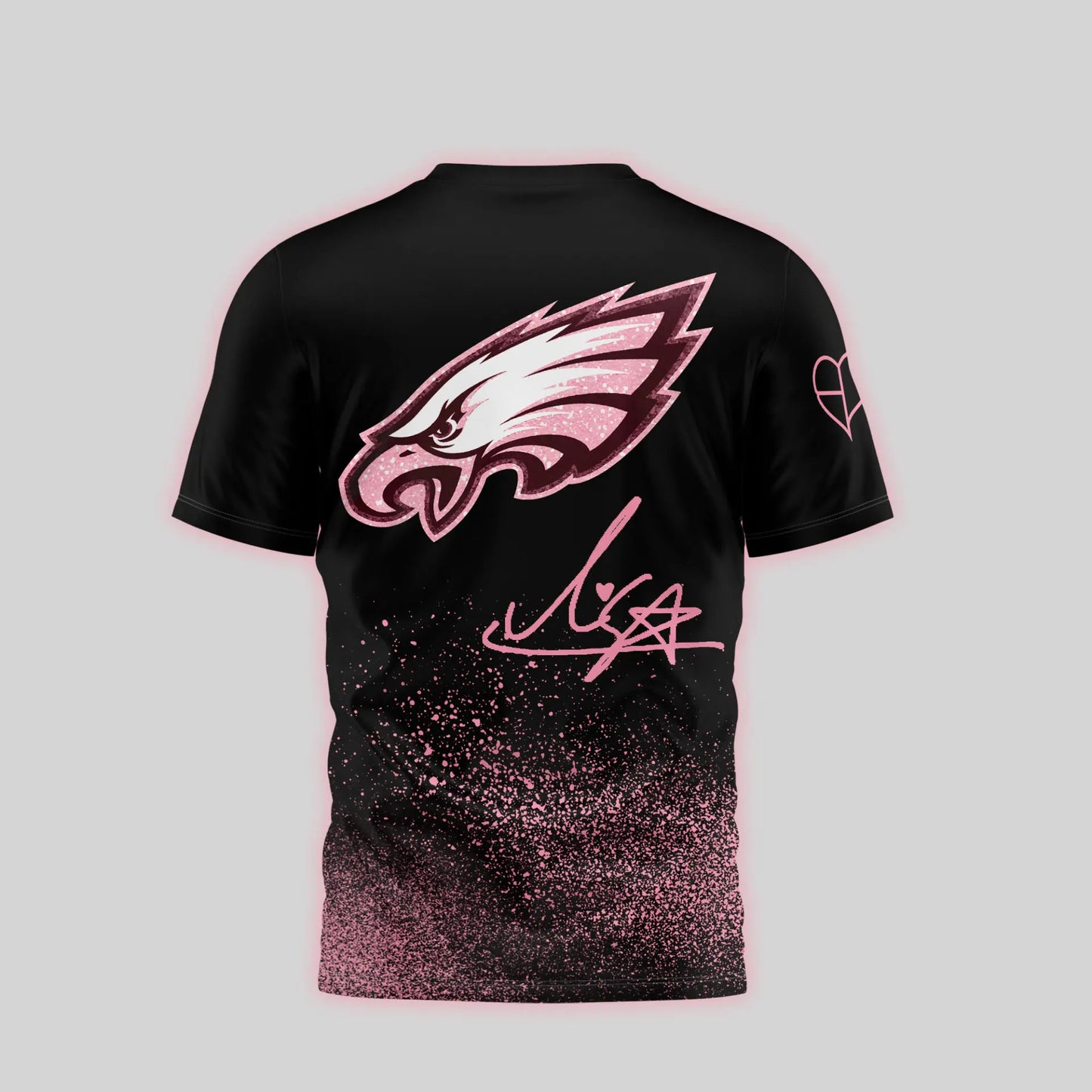 Philadelphia Eagles | Premium NFL x BlackPink 3D Shirt TD – HuddleStyle.com - Image 3