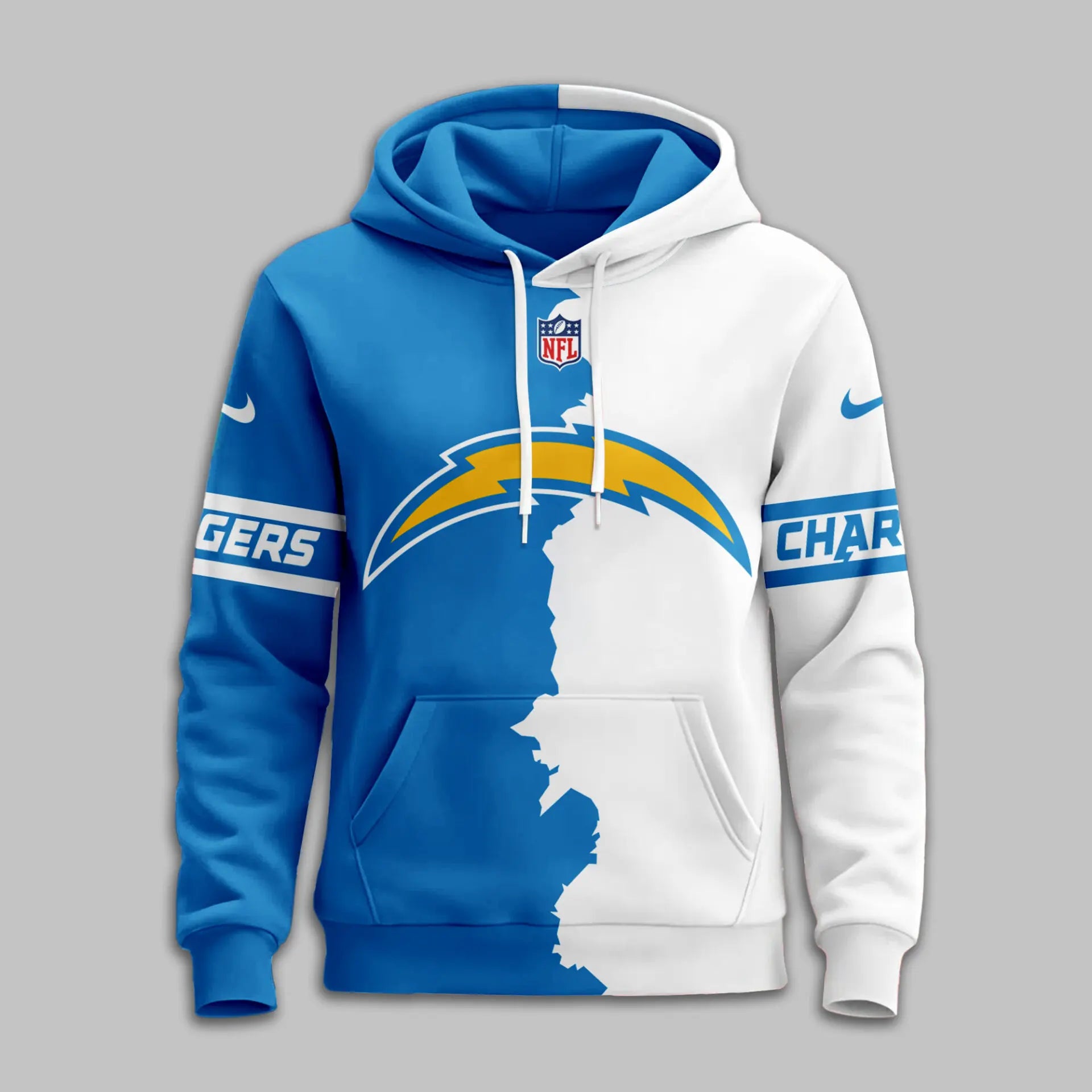 Los Angeles Chargers | Premium Victory Split Hoodie TD – HuddleStyle.com - Image 3