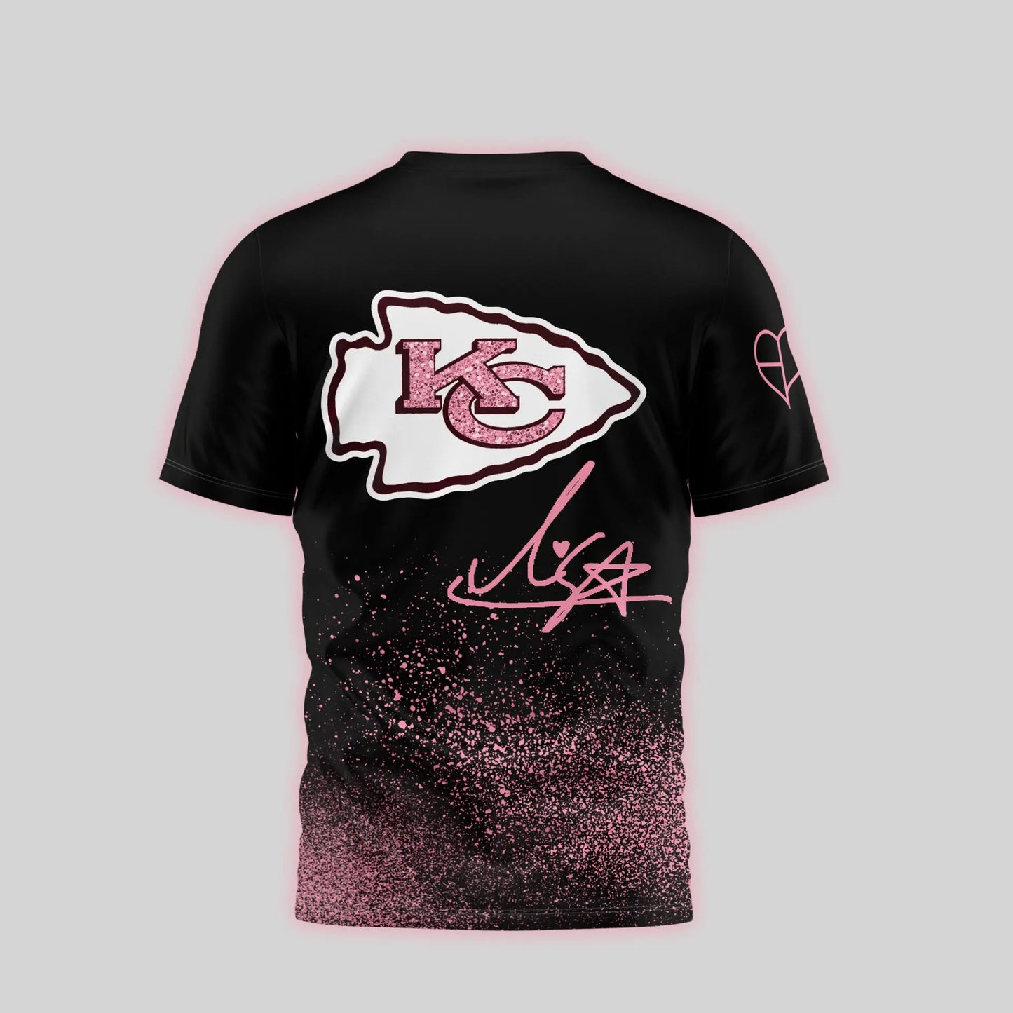 Kansas City Chiefs | Premium NFL x BlackPink 3D Shirt TD – HuddleStyle.com - Image 3