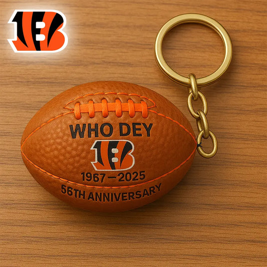 Cincinnati Bengals | Premium NFL Anniversary Keychain – HuddleStyle.com - Main