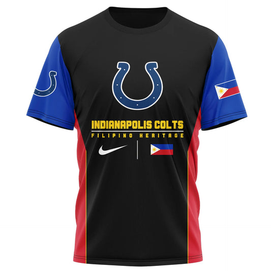 Indianapolis Colts | Premium NFL Filipino Heritage Celebration 3D Shirt HI – HuddleStyle.com - Main