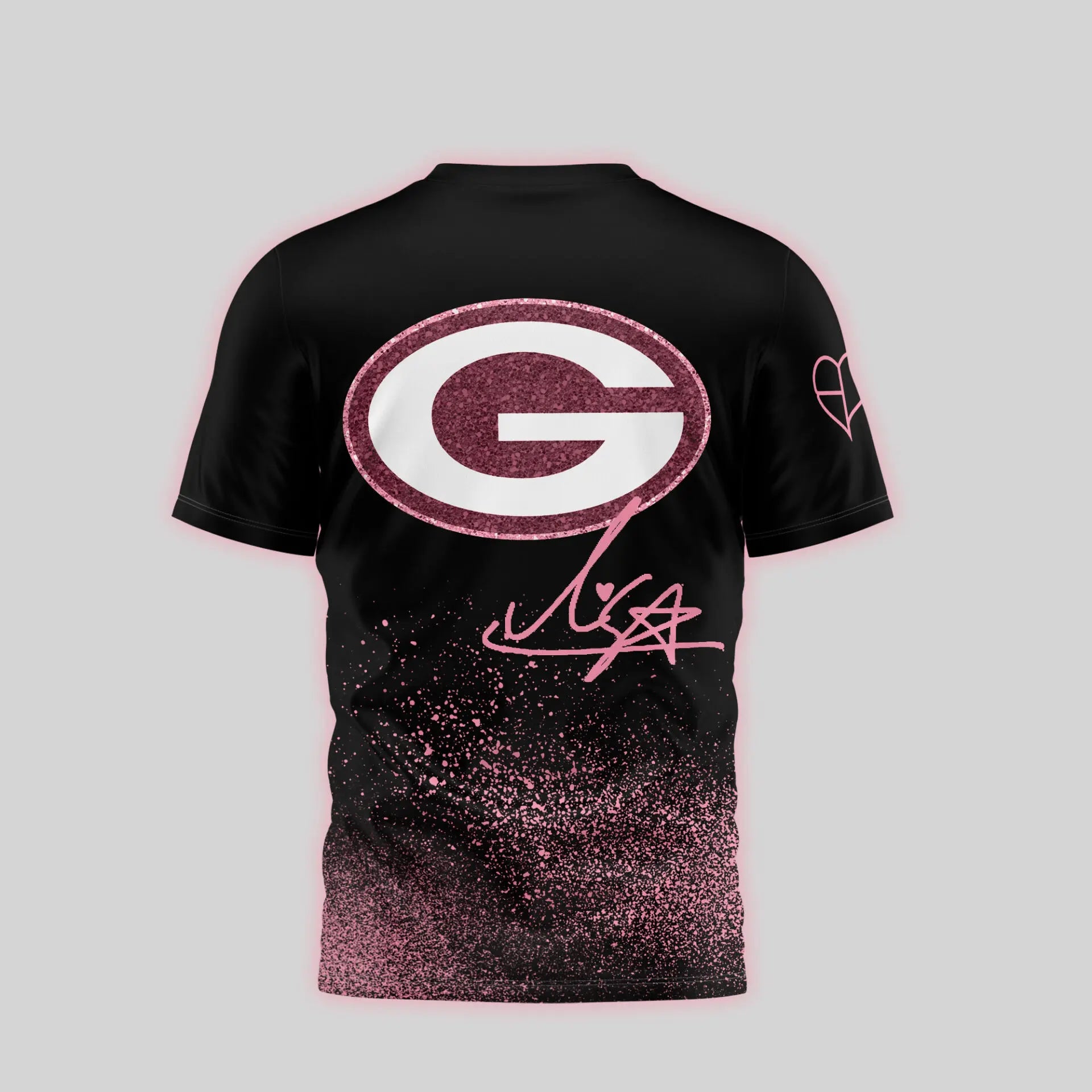 Green Bay Packers | Premium NFL x BlackPink 3D Shirt TD – HuddleStyle.com - Image 2