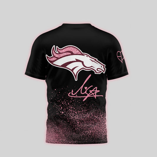 Denver Broncos | Premium NFL x BlackPink 3D Shirt TD – HuddleStyle.com - Main