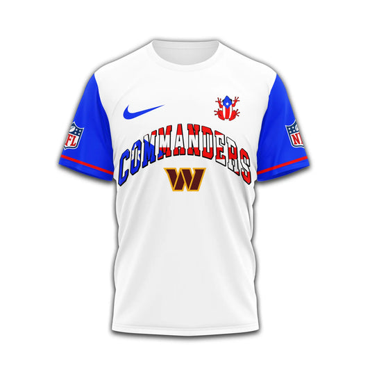 Washington Commanders | Premium NFL x Puerto Rico  3D Shirt TD – HuddleStyle.com - Main