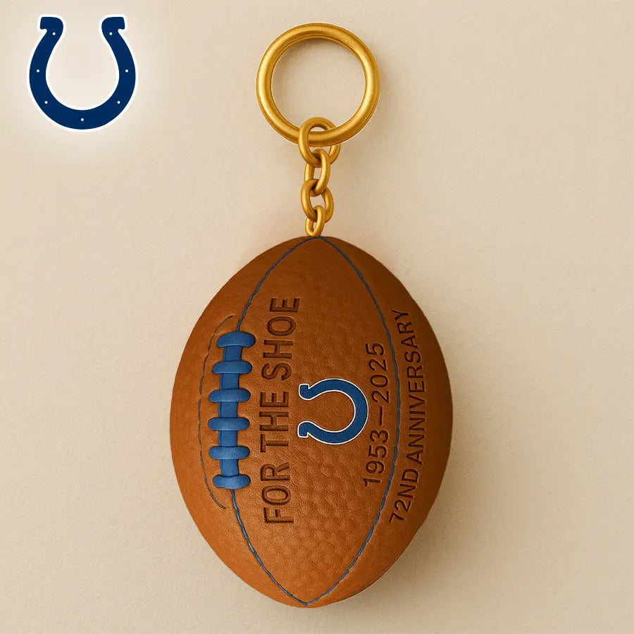 Indianapolis Colts | Premium NFL Anniversary Keychain – HuddleStyle.com - Image 2