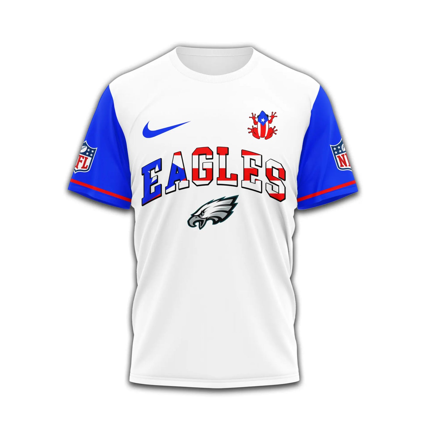 Philadelphia Eagles | Premium NFL x Puerto Rico  3D Shirt TD – HuddleStyle.com - Image 2