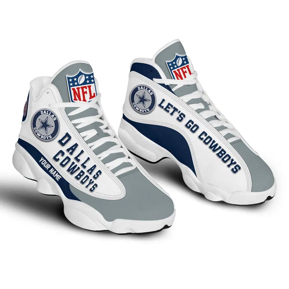 Dallas Cowboys | Premium NFL Game Day Air Jordan 13 TD – HuddleStyle.com - Image 3