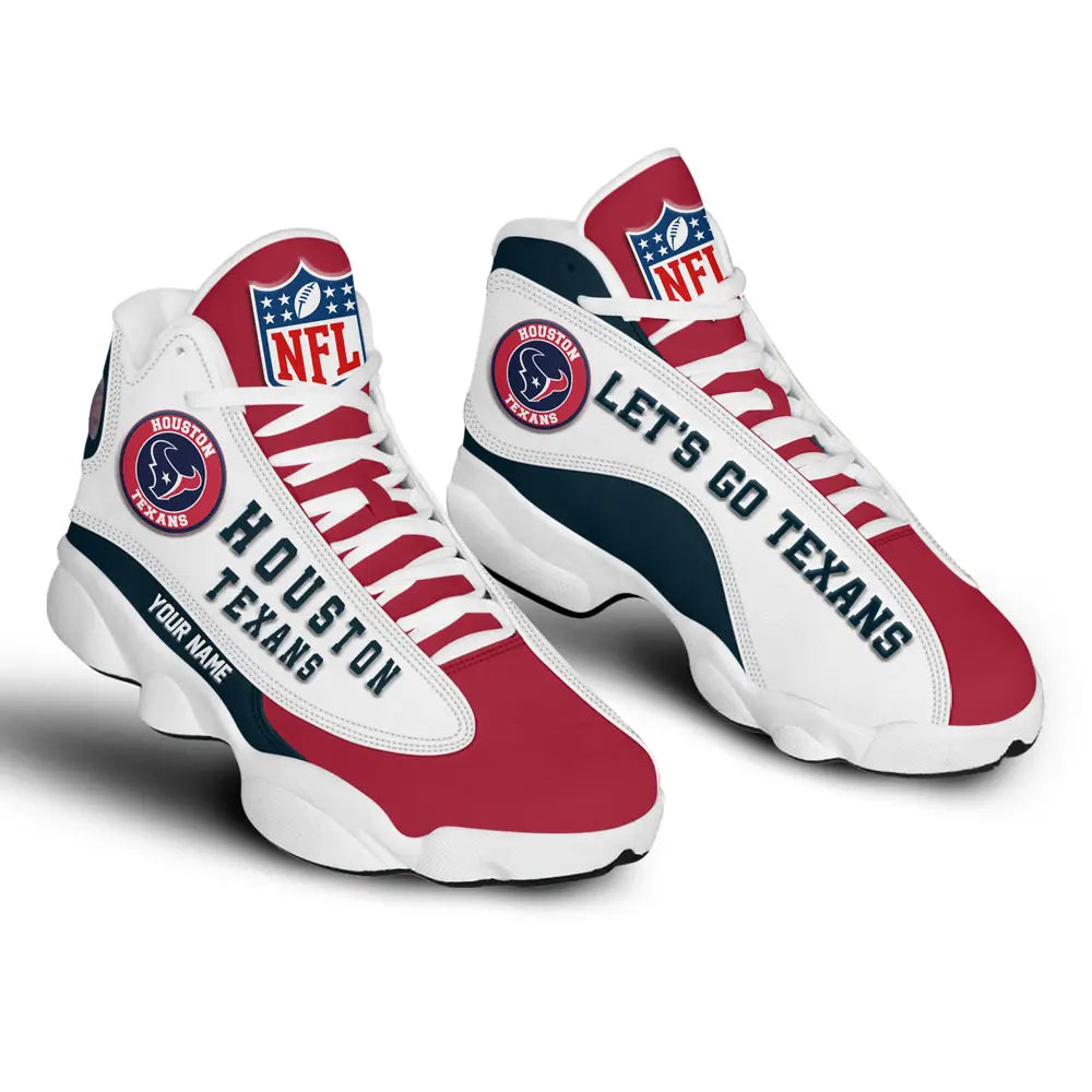 Houston Texans | Premium NFL Game Day Air Jordan 13 TD – HuddleStyle.com - Image 3