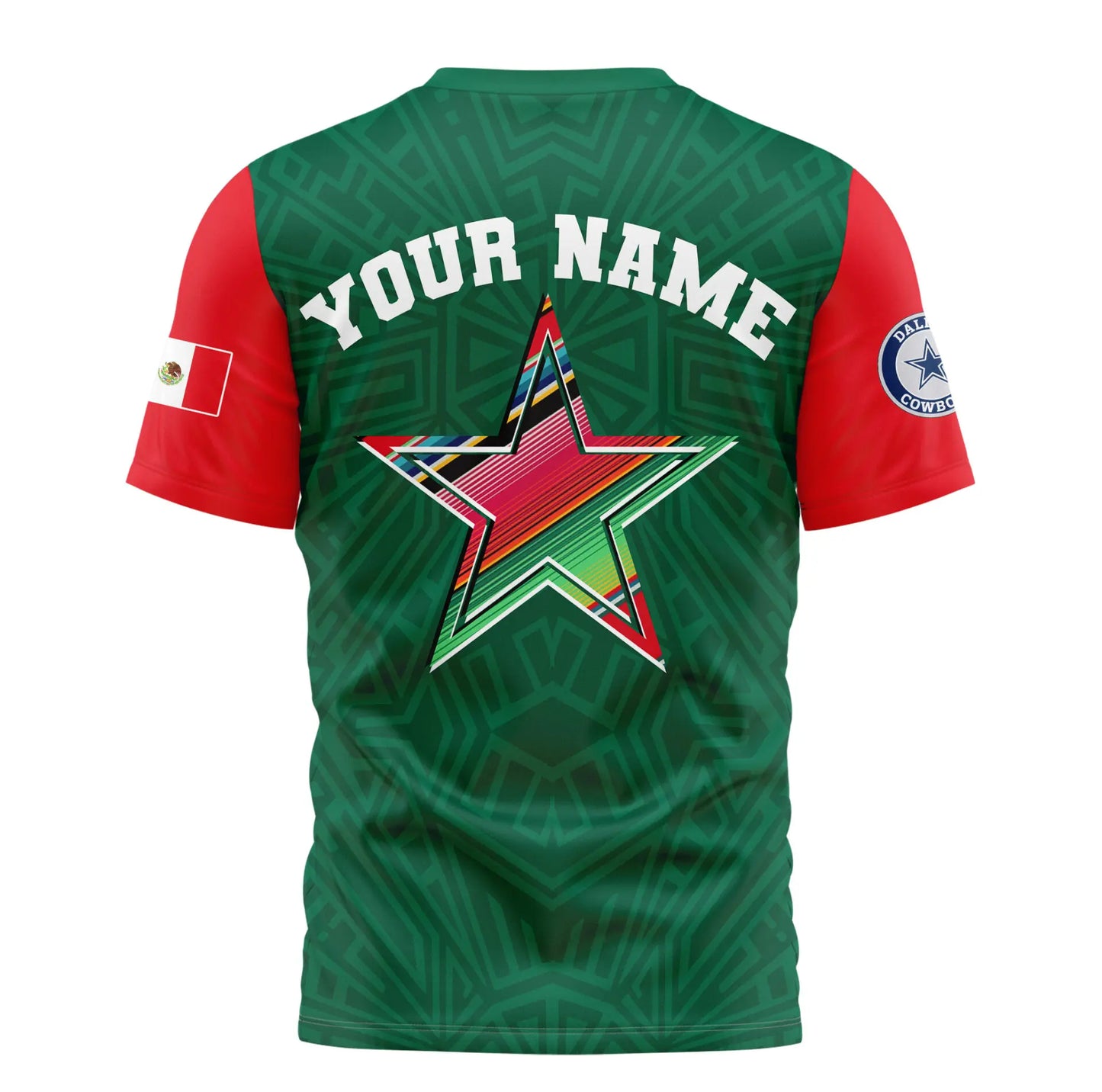 Dallas Cowboys | Premium NFL Mexican Heritage Celebration 3D Shirt HI – HuddleStyle.com - Main