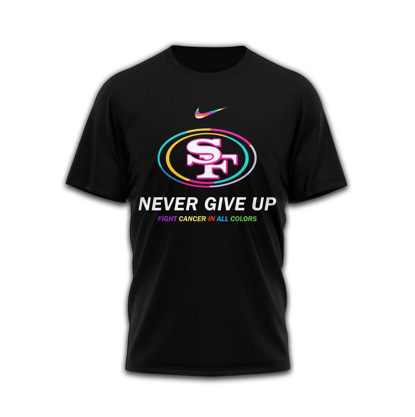 San Francisco 49ers | Premium Fight Cancer In All Colors 3D Shirt TD – HuddleStyle.com - Image 4
