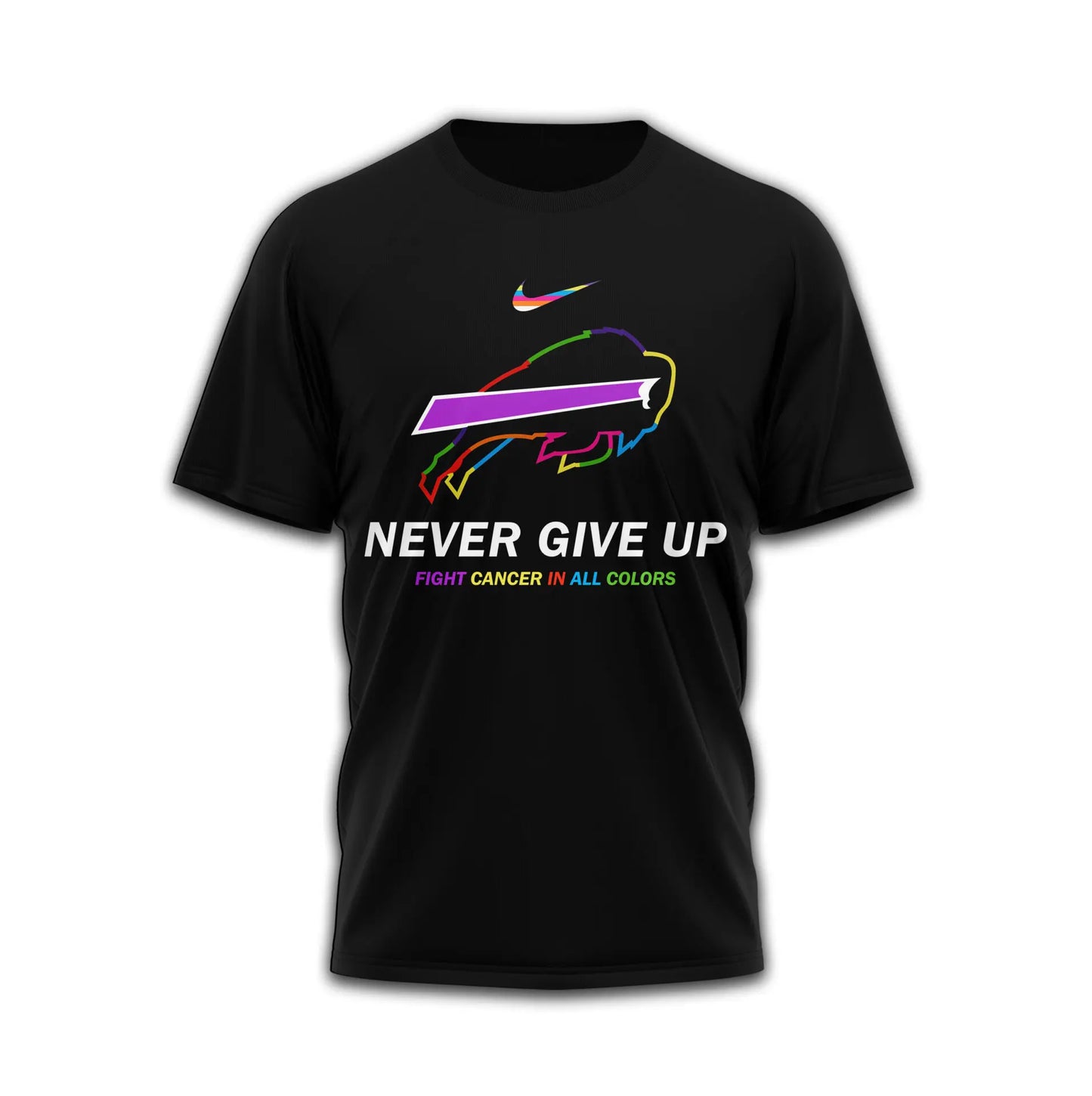 Buffalo Bills | Premium Fight Cancer In All Colors 3D Shirt TD – HuddleStyle.com - Main