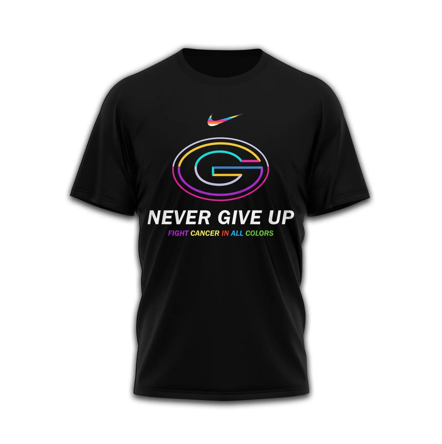 Green Bay Packers | Premium Fight Cancer In All Colors 3D Shirt TD – HuddleStyle.com - Image 2