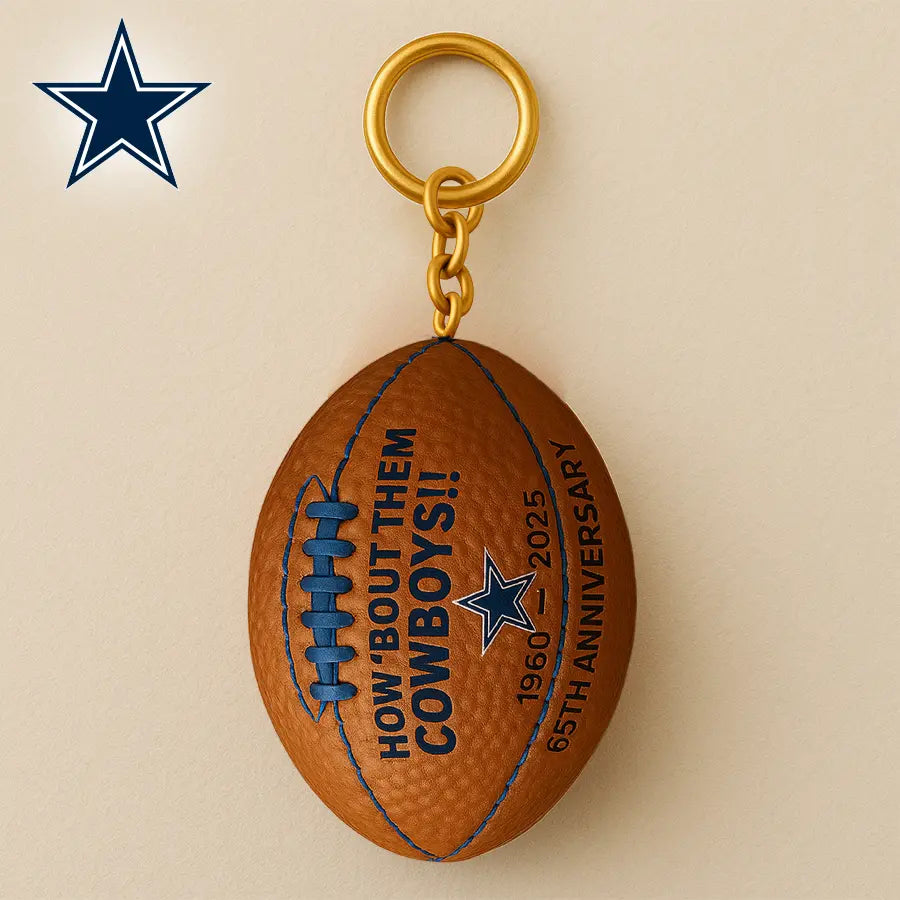Dallas Cowboys | Premium NFL Anniversary Keychain – HuddleStyle.com - Image 2