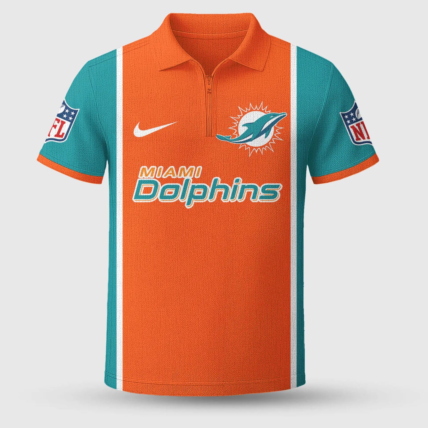 Miami Dolphins | Premium NFL Combo Polo And Shorts TD – HuddleStyle.com - Image 4