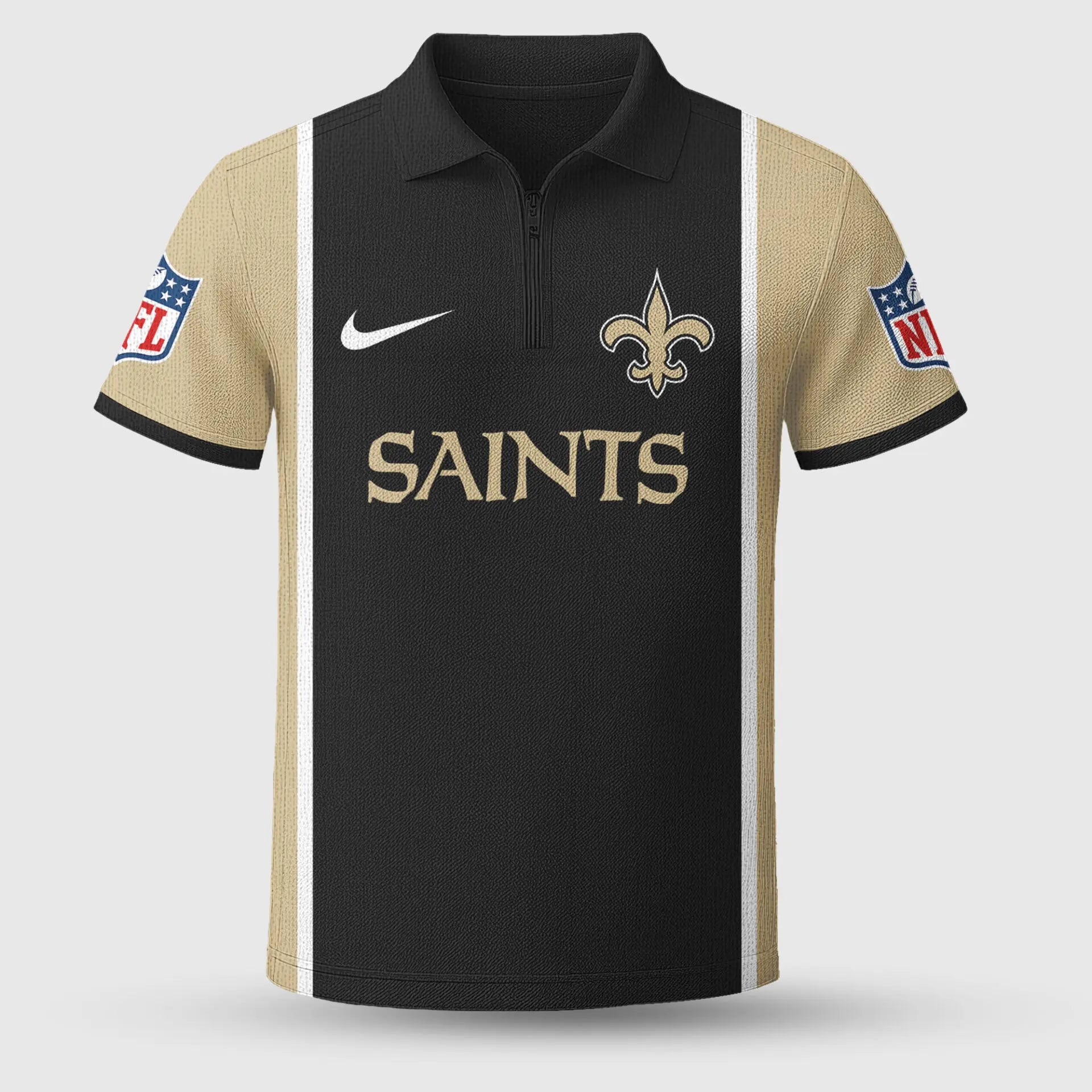 New Orleans Saints | Premium NFL Combo Polo And Shorts TD – HuddleStyle.com - Image 3