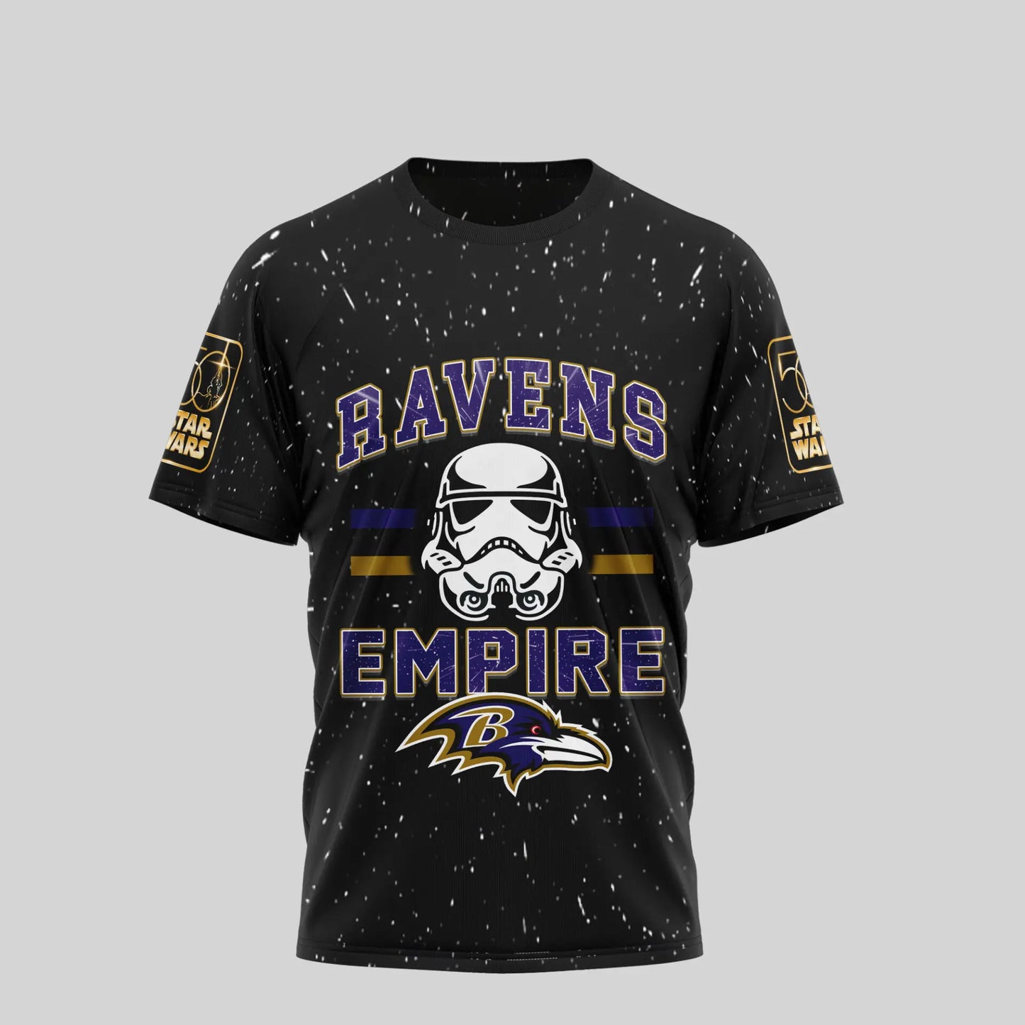 Baltimore Ravens | Premium NFL x Star Wars 3D Shirt TD – HuddleStyle.com - Image 4