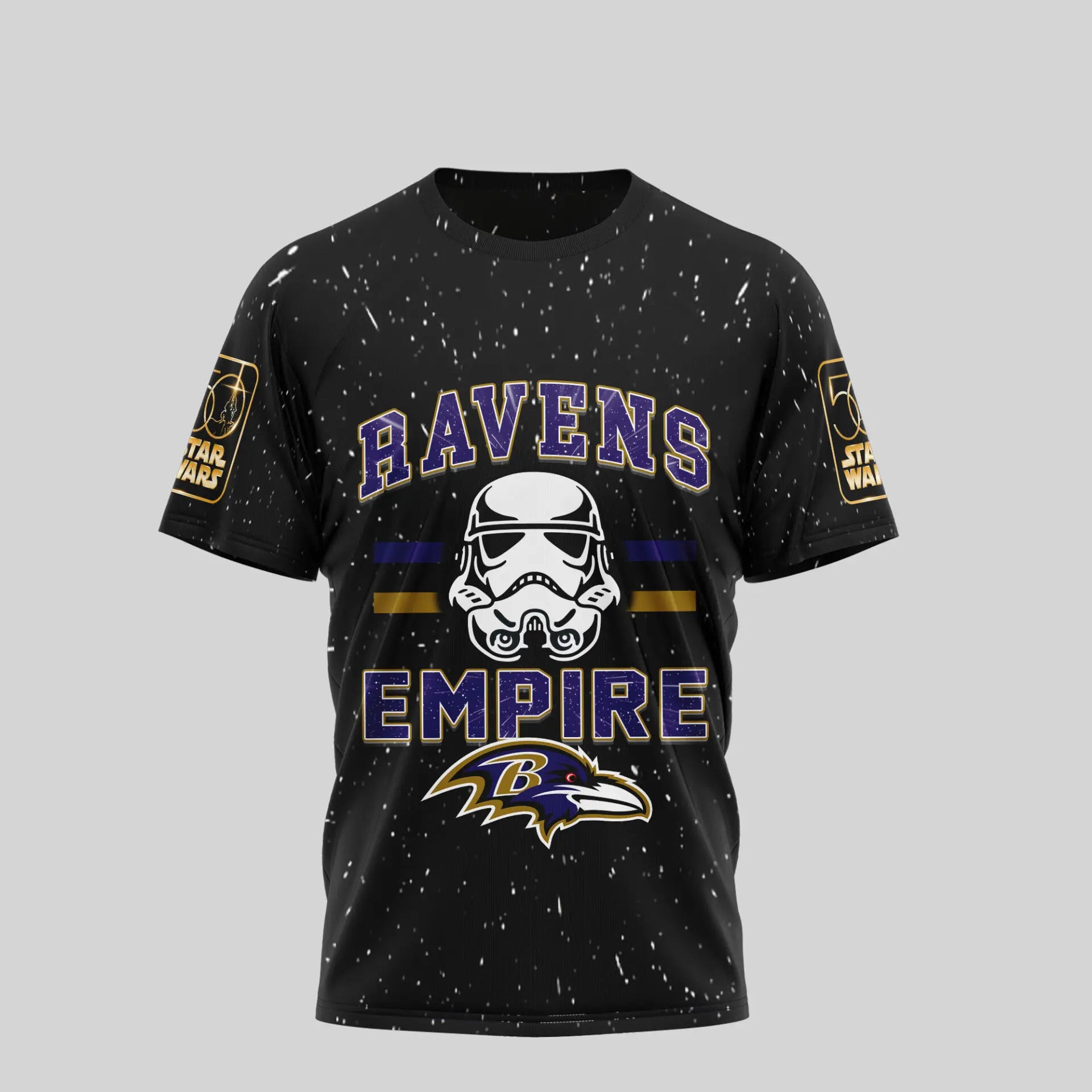 Baltimore Ravens | Premium NFL x Star Wars 3D Shirt TD – HuddleStyle.com - Image 4