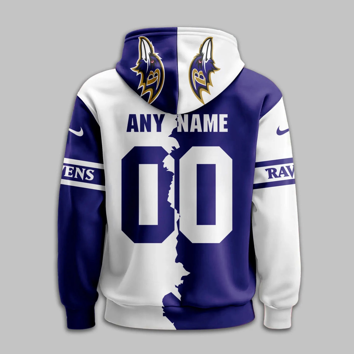 Baltimore Ravens | Premium Victory Split Hoodie TD – HuddleStyle.com - Image 4