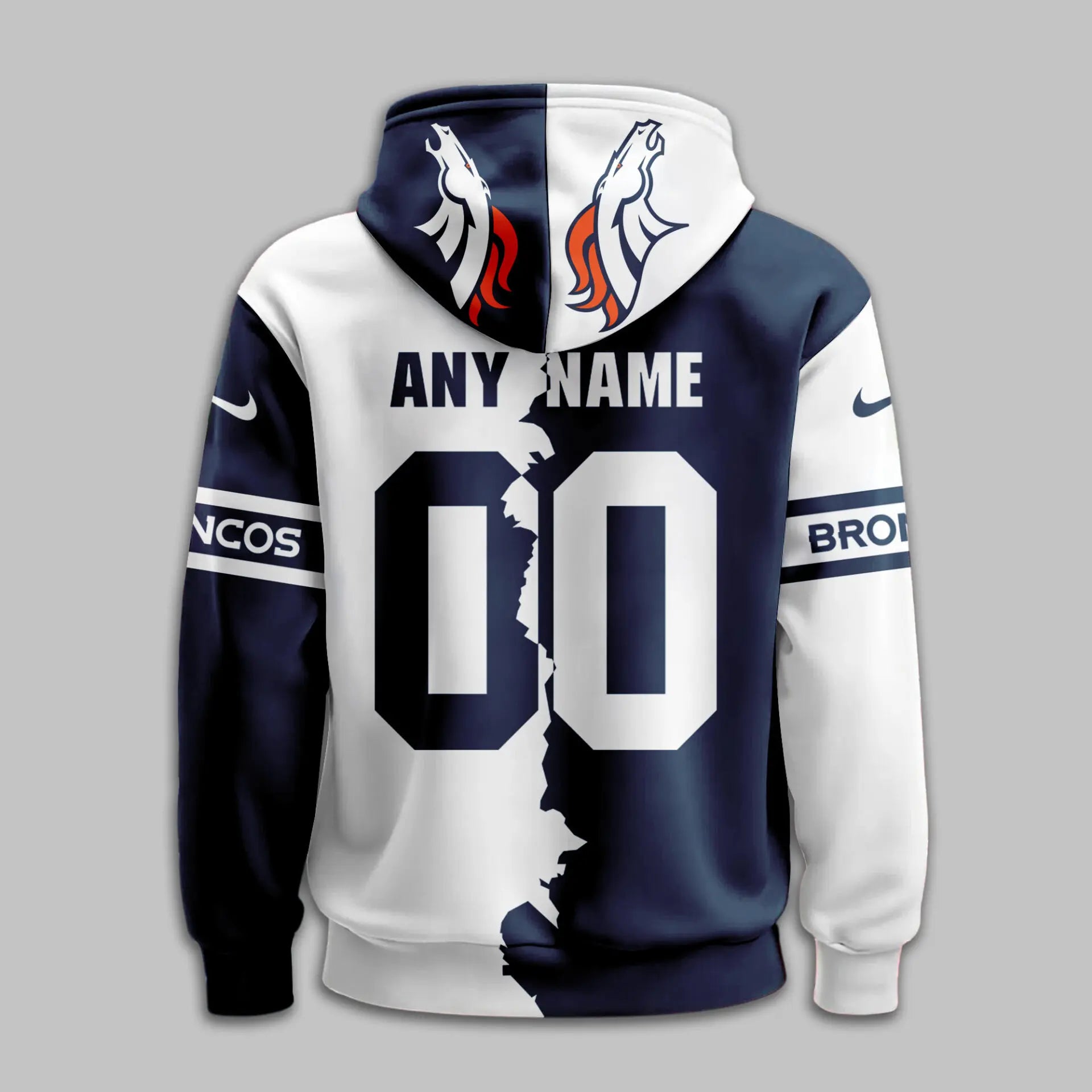 Denver Broncos | Premium Victory Split Hoodie TD – HuddleStyle.com - Image 4