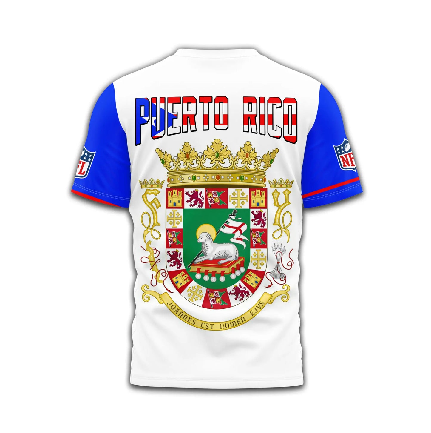 Denver Broncos | Premium NFL x Puerto Rico  3D Shirt TD – HuddleStyle.com - Image 3